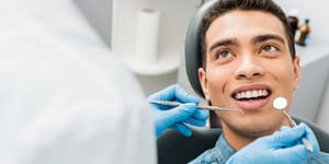 patient undergoing dental procedure